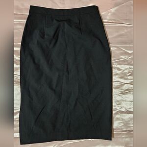 NWT Banana Republic Italian Wool Black Pencil Skirt